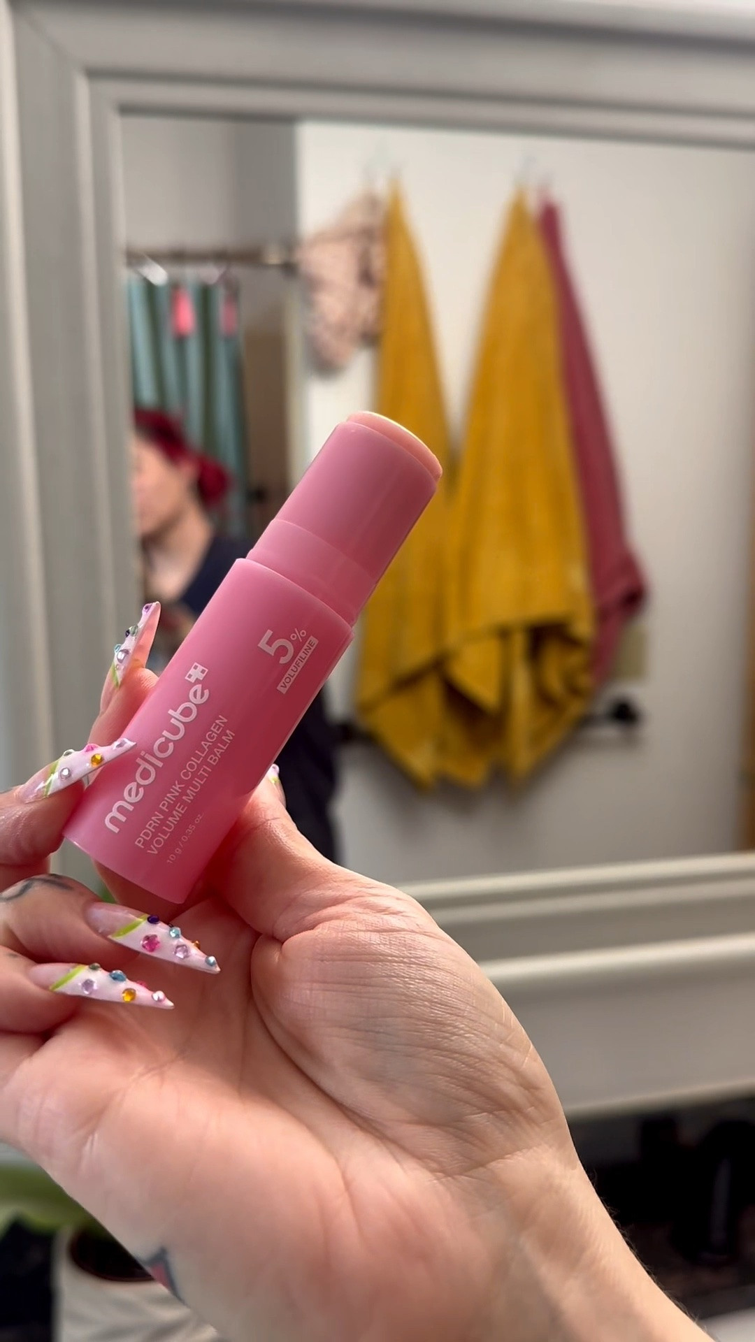 Skincare routine as a 29 year old mom of a 1 year old. 
Mostly medicube skincare and this volufiline balm has all but fixed some of my deep 11 lines while in between Botox appointments. 
The goal is to fix fine lines and lack of volume for my skin as well as preventative anti aging especially through my forehead and around my eyes.

#LTKmomlife #LTKselfcare #LTKdayinmylife