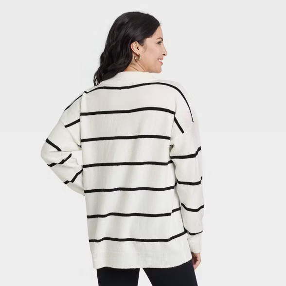 Women's Slouchy Mock Turtleneck Pullover Sweater - A New Day™ | Target