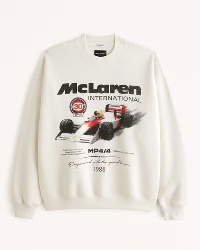McLaren Graphic Crew Sweatshirt | Abercrombie & Fitch (UK)