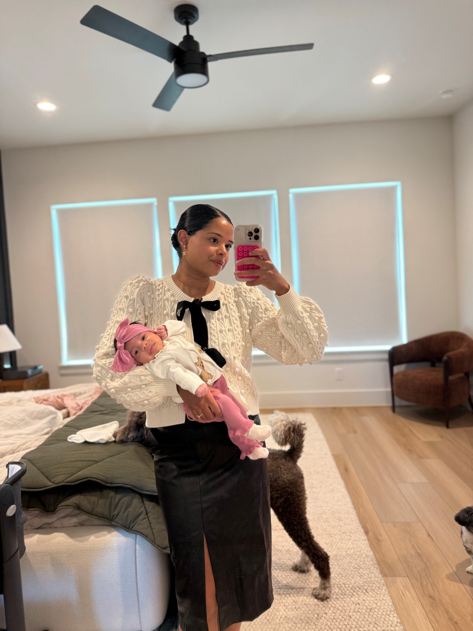 Mommy and me 🎀💕 wearing a size L in the cardigan #saks #janieandjack #babygirl #ootd #momlife #sahm

#LTKBaby #LTKU #LTKmomlife