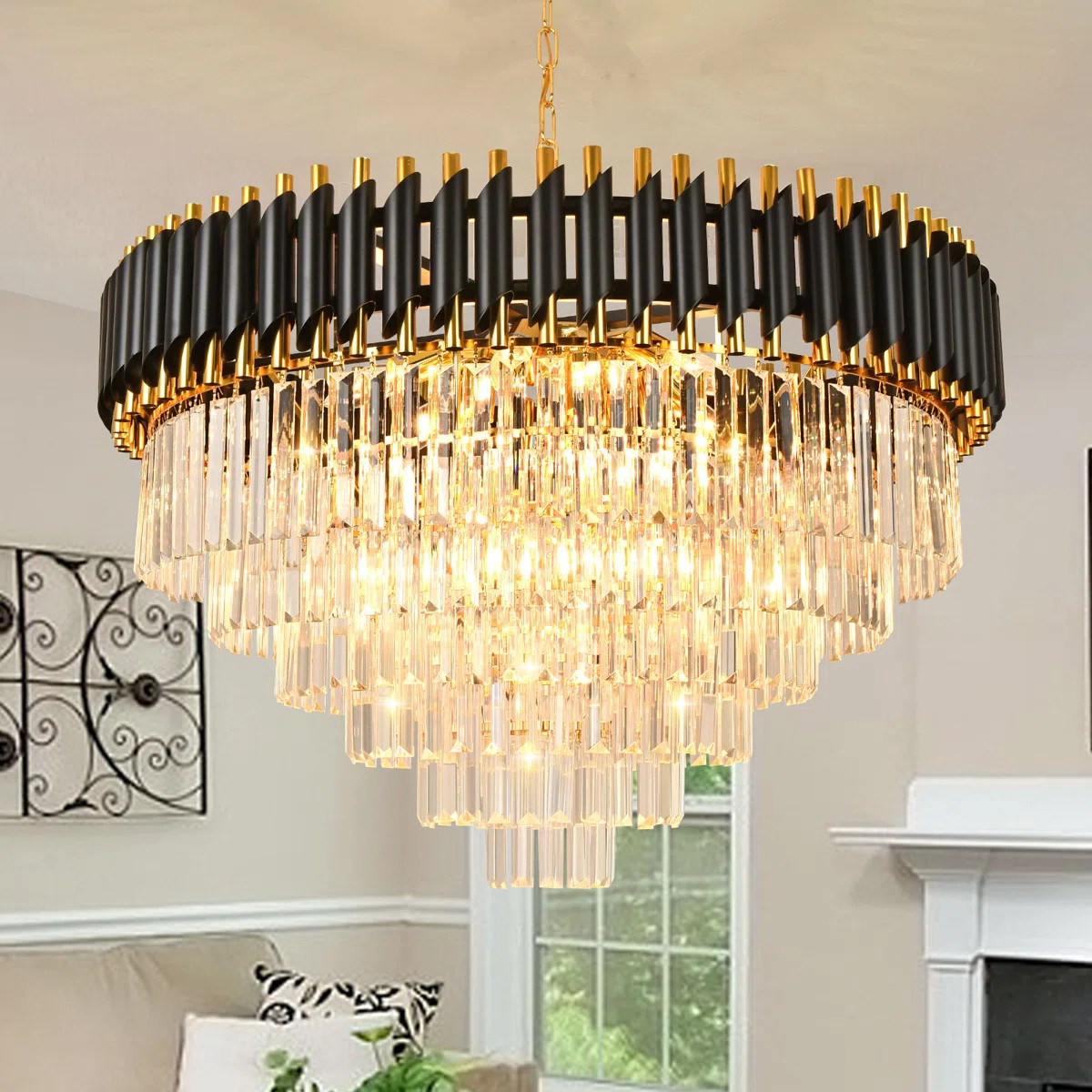 Melar 17 - Light Dimmable Tiered Chandelier | Wayfair North America