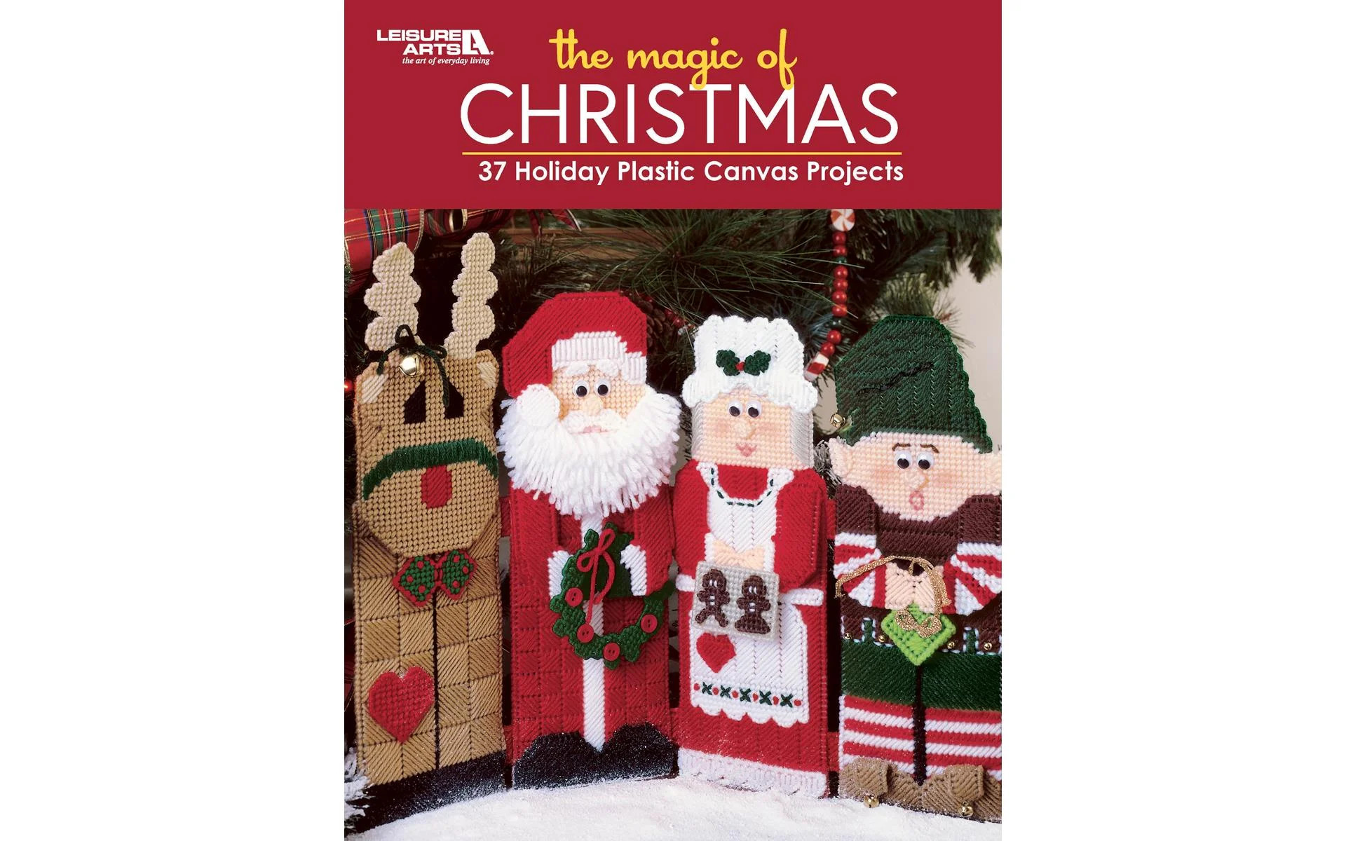 Leisure Arts Magic Of Christmas Plastic Canvas Book and Patterns – Pattern with Plastic Canvas ... | Walmart (US)