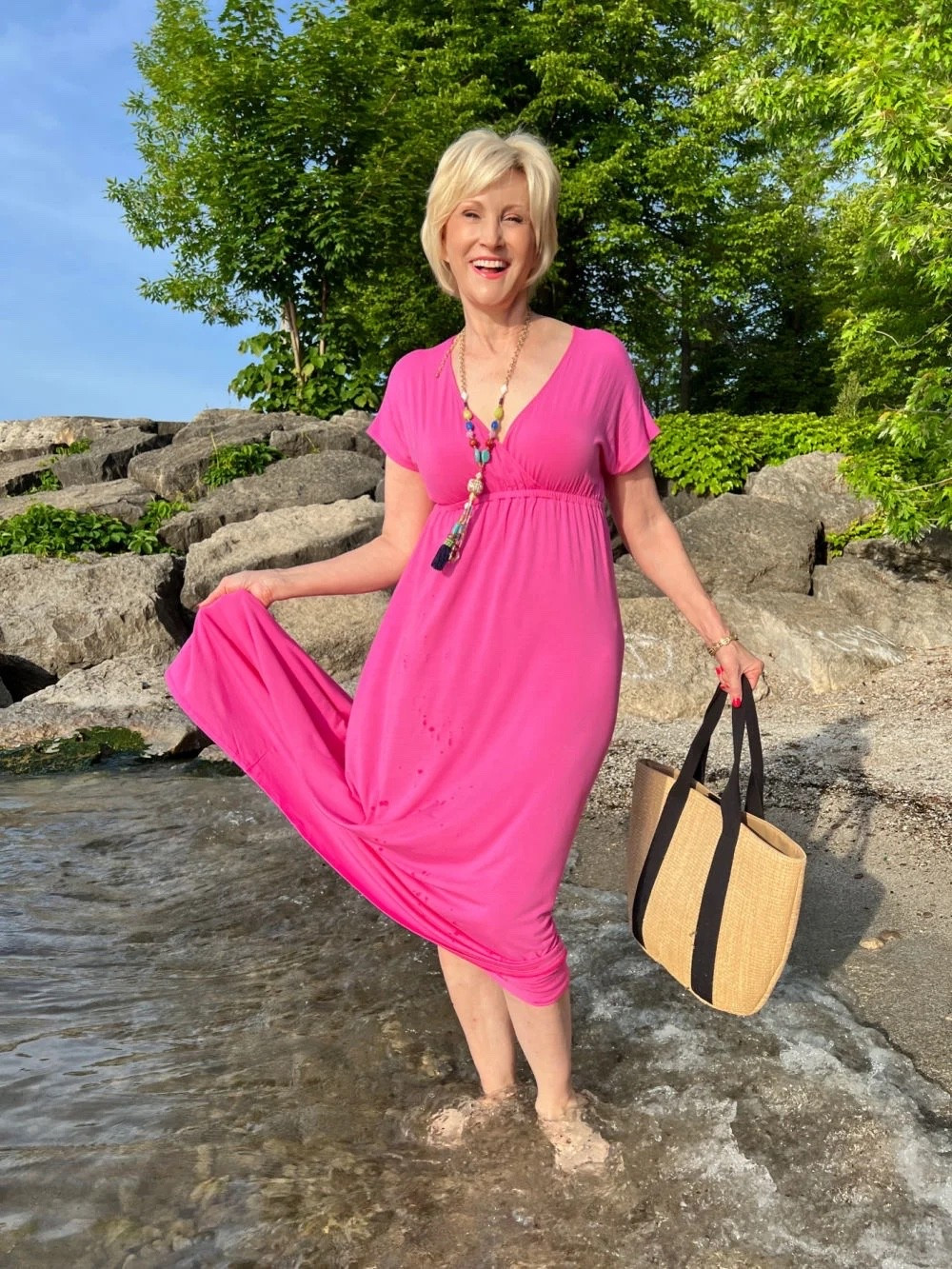 A summer vacation calls for a dress that feels as beautiful as the destination. 💕☀️

This pink maxi dress is everything I love about warm-weather style—flowy, feminine, and effortlessly easy to wear.

#LTKOver40 #LTKSeasonal #LTKgrwm