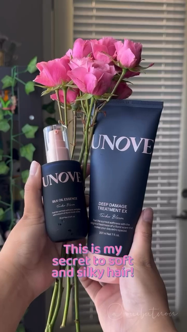 💆🏻‍♀️This is Korea’s #1 Haircare Brand for instant soft and silky hair! 💖 @unove.global 

💜 UNOVE Deep Damage Treatment EX

💜 UNOVE Silk Oil Essence

*gifted

#unove #haircare #hairtok #haircareroutine #hairroutine #haircare #hairtreatment #damagedhair #silkyhair #shinyhair #kbeauty

#LTKBeauty #LTKFindsUnder50 #LTKTravel