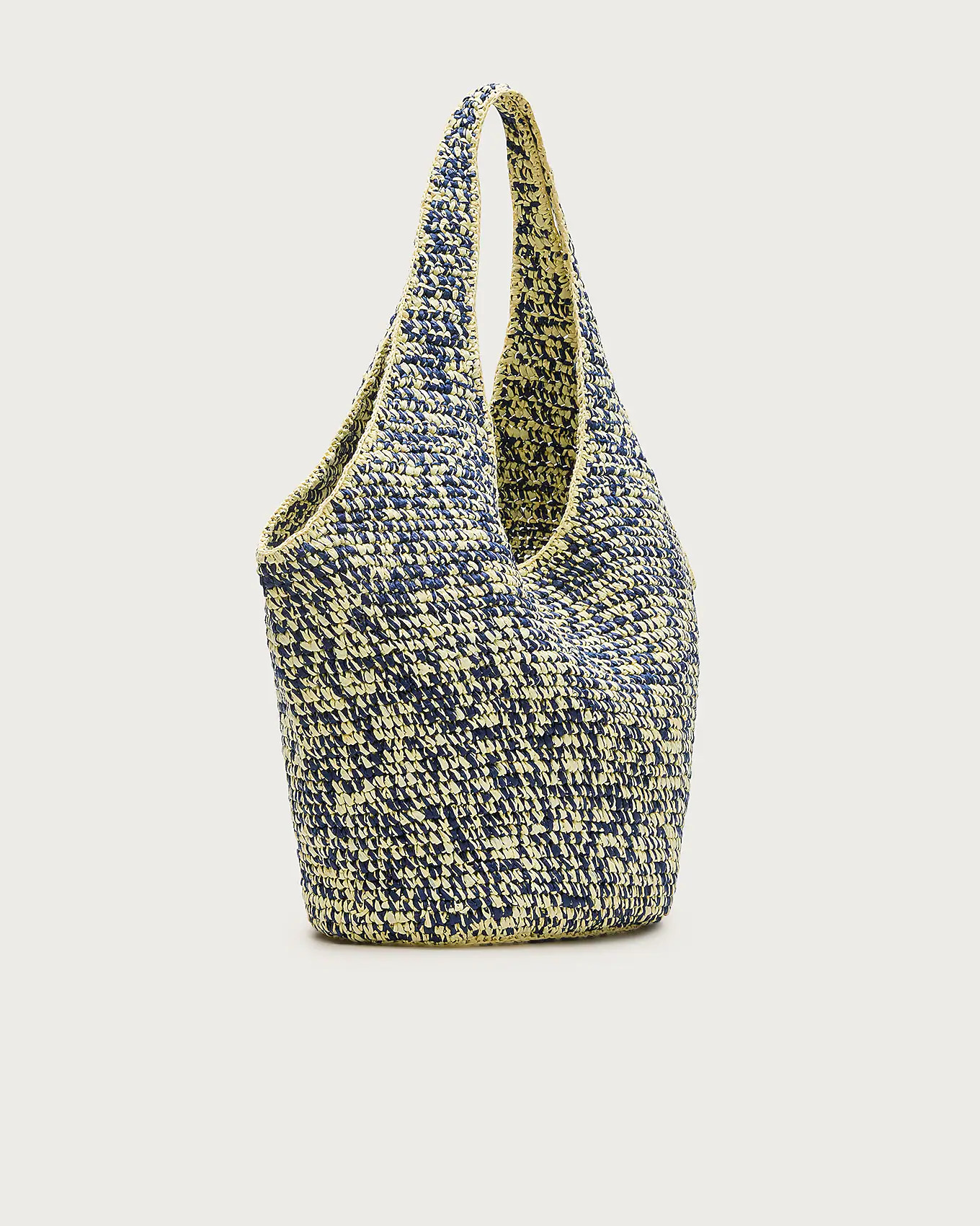 Large handwoven tote in marled straw | J. Crew US
