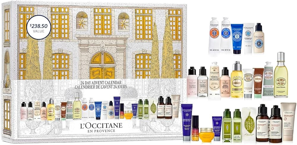 L'OCCITANE Advent Calendar, 24-Piece Luxury Beauty Countdown Holiday Gift Set Including Daily Ski... | Amazon (US)