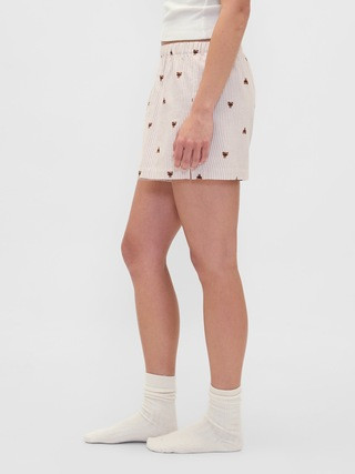 Logo Flannel Boxer Shorts | Gap (US)