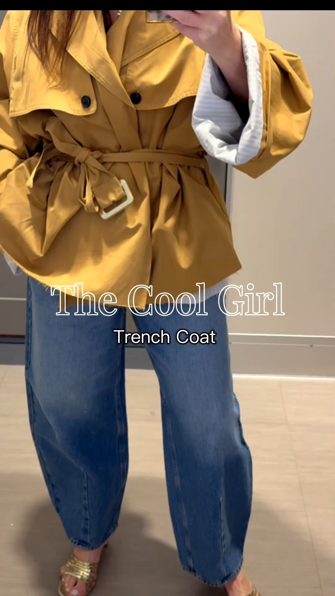 The cool girl version of a trench coat. Wearing size XS. Runs big. So crazy comfie!!!! Lines with beautiful patterned fabric on arms  

#LTKgrwm