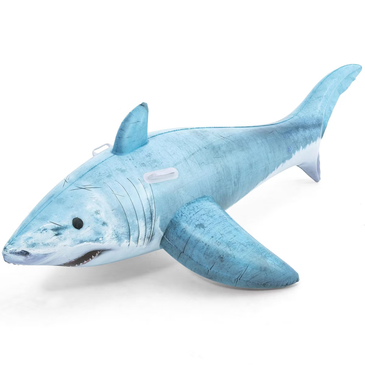 H2OGO! Realistic Shark Ride-On – 72" Inflatable Pool Float with Handles, Kids 3+ | Target