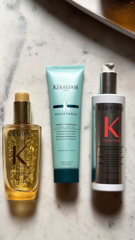 Kérastase Friends & Family Event from 6/6 to 6/18 use code FAM24. Showing you some of my favorite items I use in my every day routine - the Resistance Heat Protecting Leave in with the Elixir Ultime Hair Oil is perfect for a slick back bun. Have hard water? Use the  Premiere Pre-Shampoo Treatment to get rid of carbon deposits! @kerastase_official #KerastasePartner

#LTKStyleTip #LTKBeauty #LTKOver40