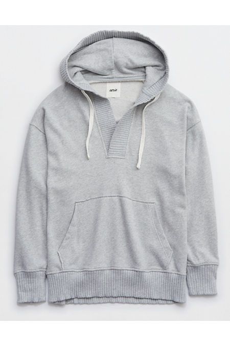 Aerie Down-To-Earth Henley Hoodie | Aerie