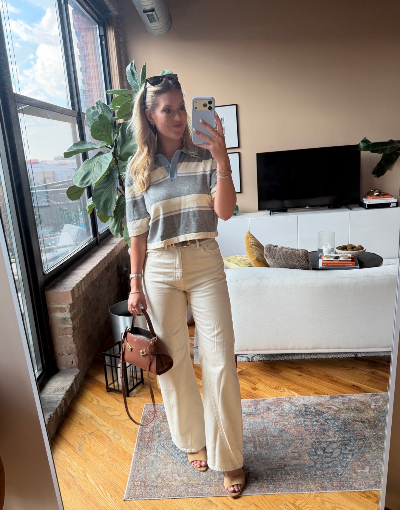Casual Friday night 

Rugby shirt: Le Bop Shopbop 
Jeans: Anine Bing
Bag: Ferragamo Hug Bag

OOTD, ootn, casual, trending, style inspo, summer fall

#LTKootd #LTKTall #LTKdayinmylife