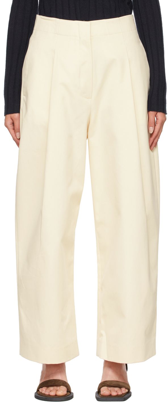 Off-White Dordoni Volume Pleat Trousers | SSENSE