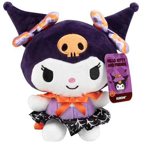 Hello Kitty and Friends 8" Kuromi Halloween Plush - Officially Licensed Sanrio - Collectible Cute Soft Stuffed Animal Toy - Gift for Kids, Girls, Boys & Fans of Hello Kitty | Amazon (US)