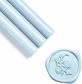 UNIQOOO Light Dusty Blue Glue Gun Sealing Wax Sticks for Wax Seal Stamp - Perfect for Wedding Inv... | Amazon (US)