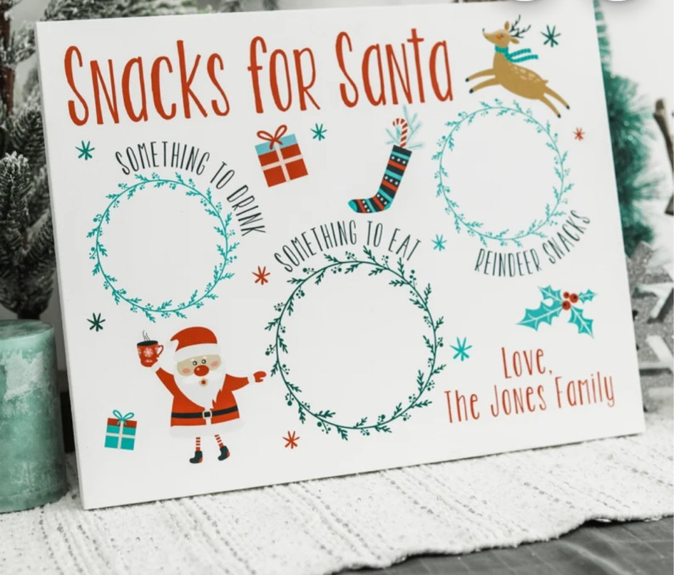 Santa plate @christmas @etsy @gift #kids #santa #christmas #home 

#LTKGiftGuide #LTKHome #LTKHoliday