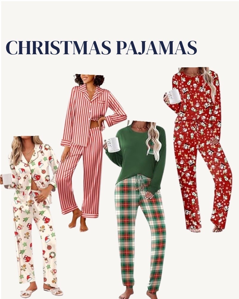 Cute holiday Christmas pajamas for women! 

#LTKHoliday #LTKFindsUnder100 #LTKSeasonal