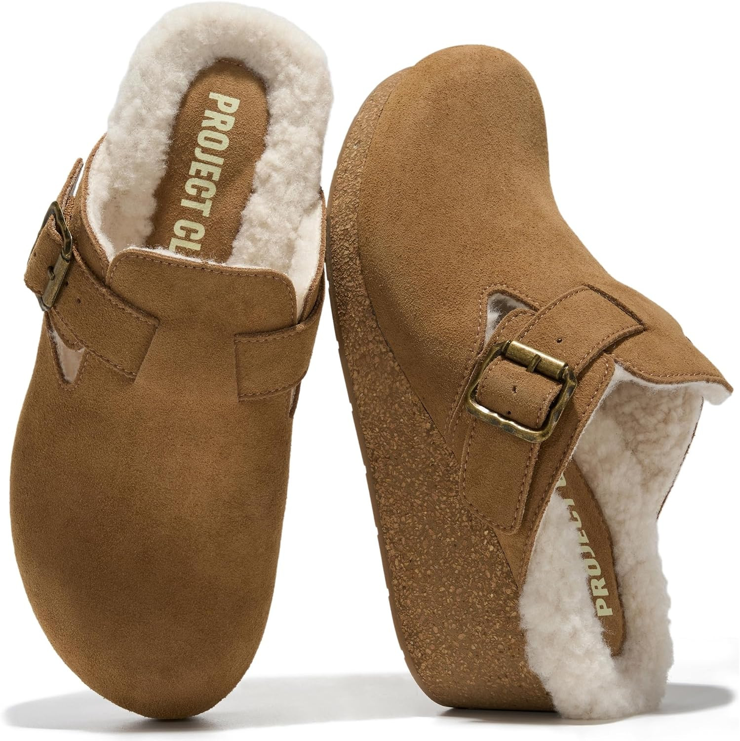 Project Cloud Genuine Leather Platform Clogs for Women - Womens Mules | Amazon (US)