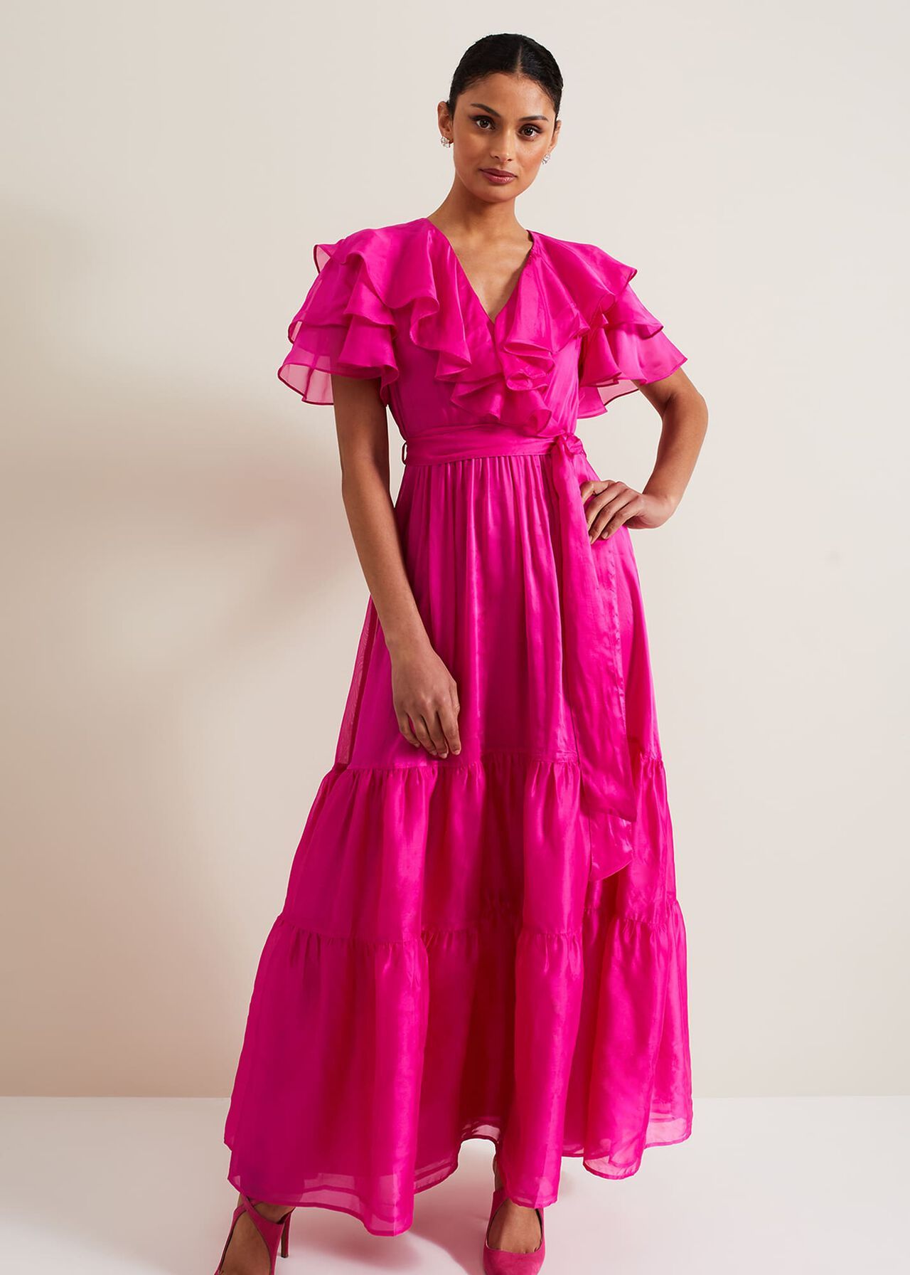 Mabelle Organza Maxi Dress | Phase Eight (UK)