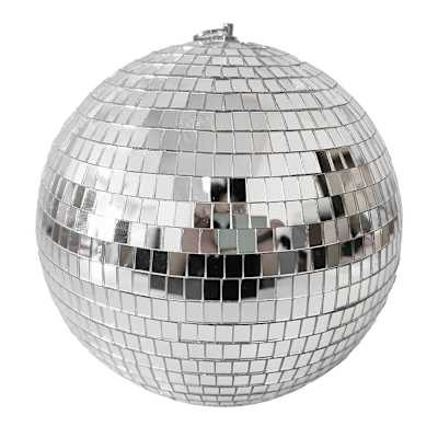 Silver Disco Ball Ornament, 3.5" | At Home