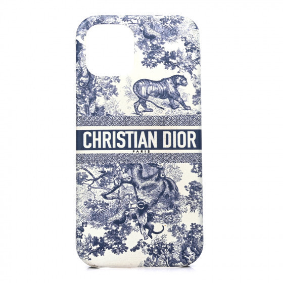 CHRISTIAN DIOR

Calfskin Toile De Jouy iPhone 12 Pro Case Blue Multicolor | Fashionphile