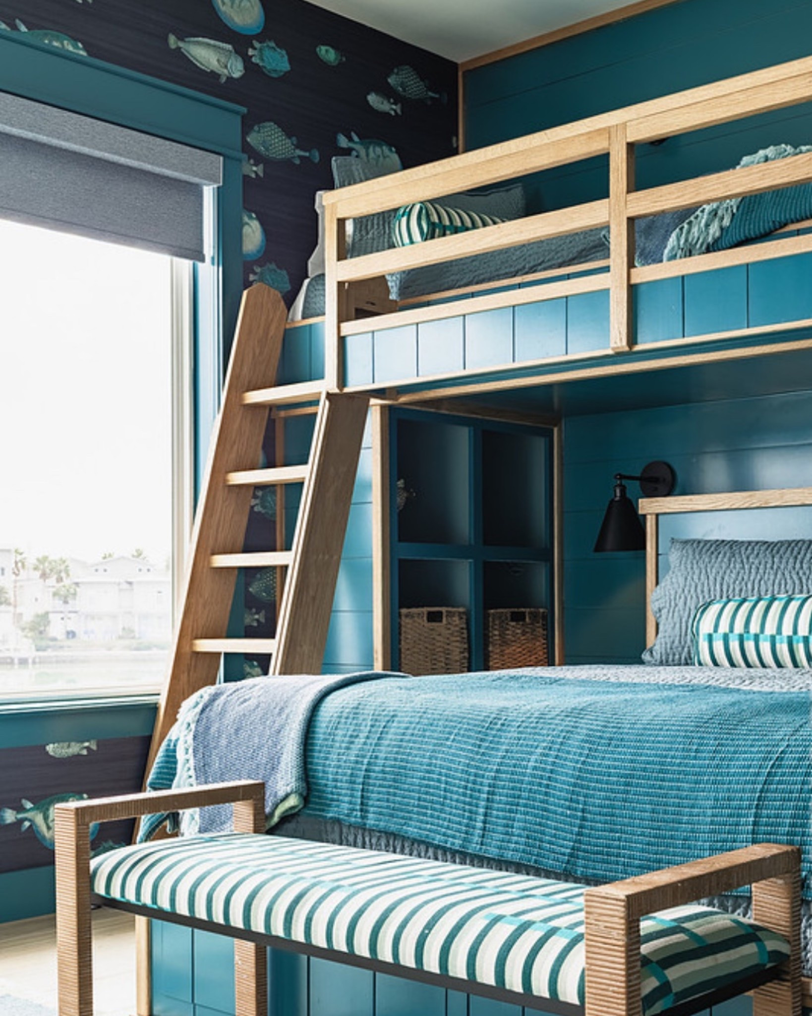 Swimming into style 🐟✨

This fish wallpaper turns any room into a playful, coastal escape—full of movement, personality, and just the right amount of whimsy. Perfect for bunks, nooks, or anywhere you want a splash of fun! 🌊

#LTKKids #LTKSeasonal #LTKHome