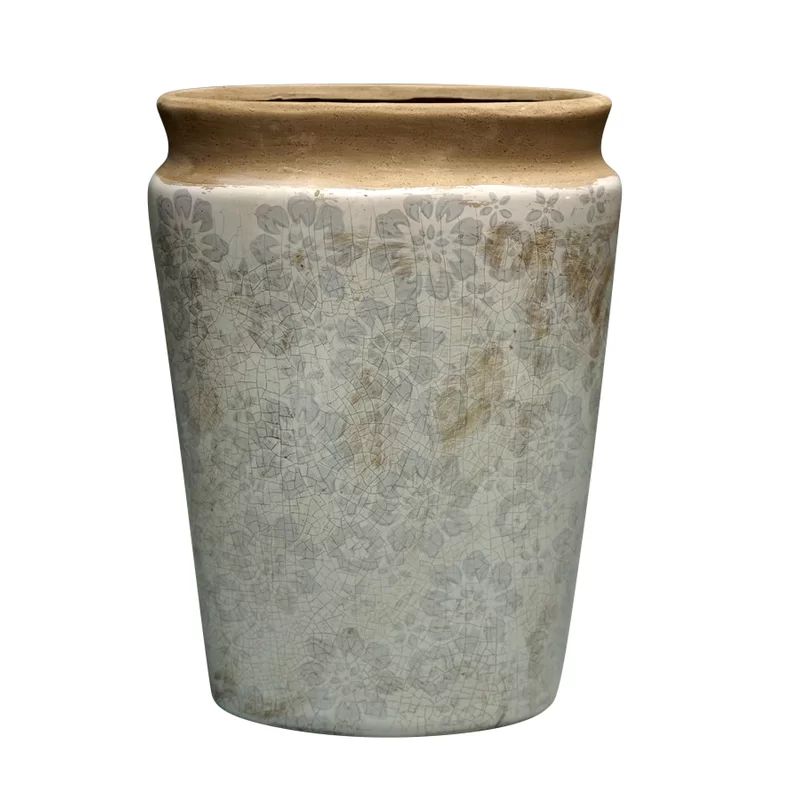 Vidari Gray 12.8'' Ceramic Table Vase | Wayfair North America
