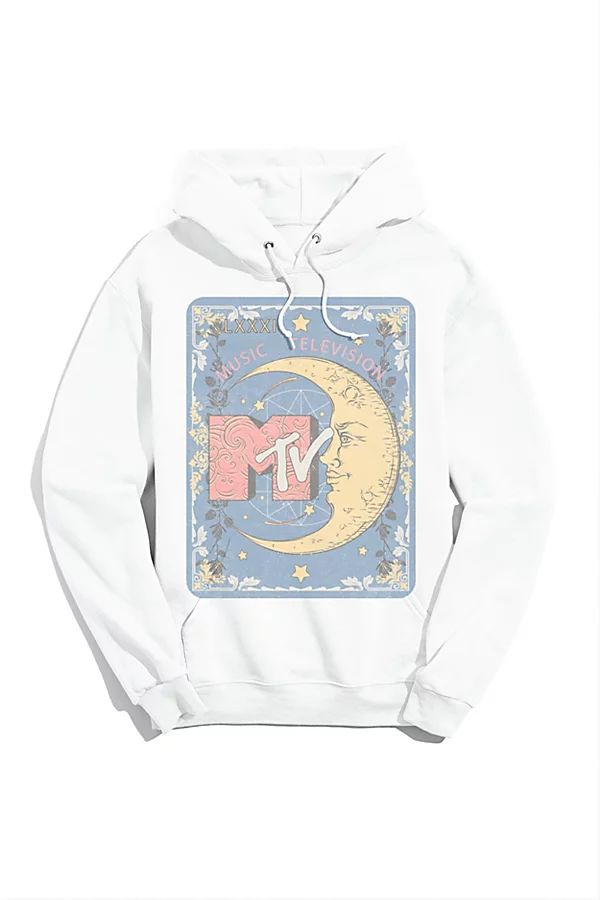 MTV Tarot Card Logo Hoodie Sweatshirt | Urban Outfitters (US and RoW)
