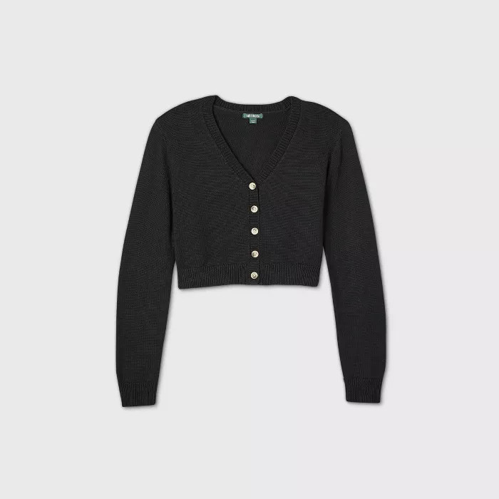 Women's Cropped Button-Front Cardigan - Wild Fable™ | Target