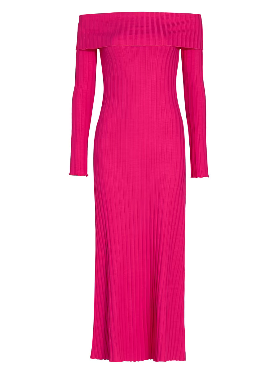 Simon Miller Espen Off-The-Shoulder Sweaterdress | Saks Fifth Avenue