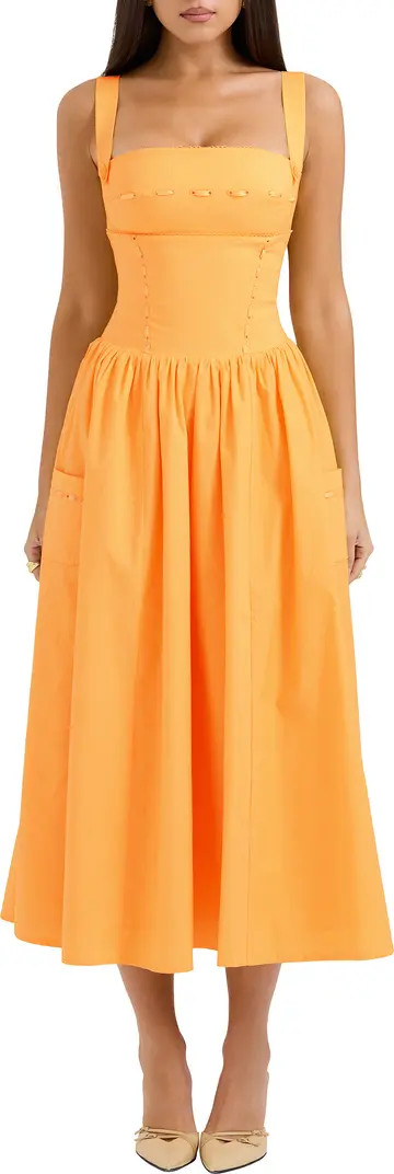 HOUSE OF CB Vivien Midi Sundress | Nordstrom | Nordstrom