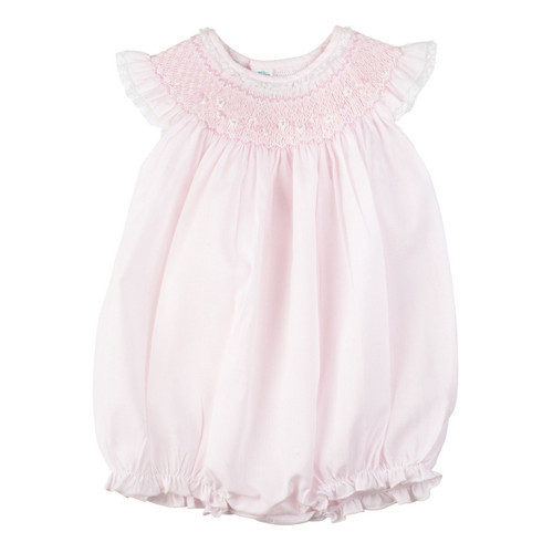 Smocked Yoke Fly Sleeve Bubble | Feltman Brothers