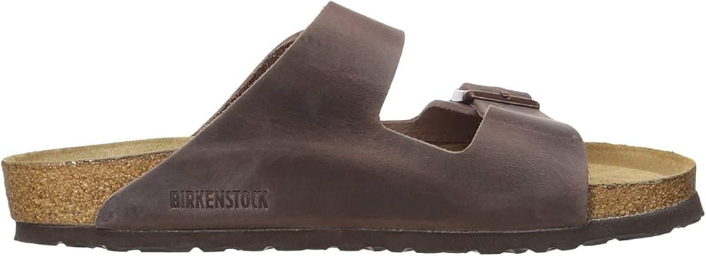 Birkenstock Unisex Arizona Habana Oiled Leather Soft Footbed Sandals - 42 M EU / 11-11.5 B(M) US | Amazon (US)