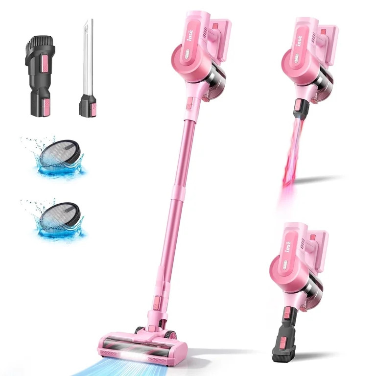 INSE Cordless Vacuum Cleaner, 6 in 1 Powerful Suction Stick ​Vacuum for Home Hardfloor Carpet P... | Walmart (US)
