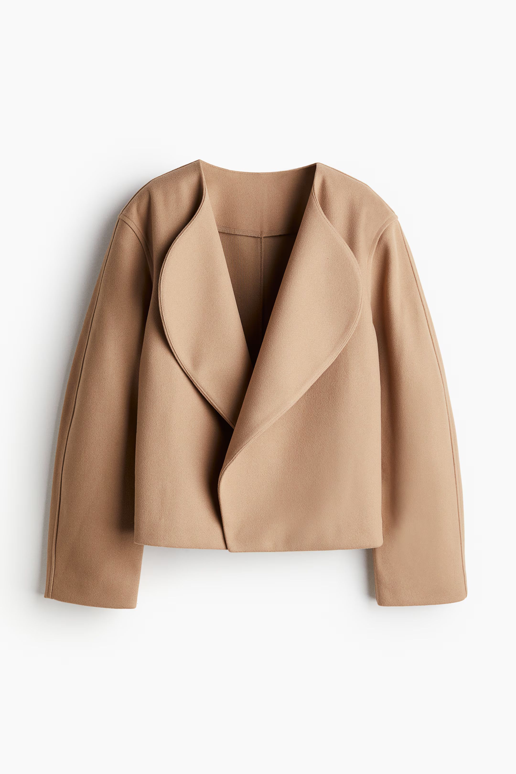 Shawl-collared felted jacket | H&M (UK, MY, IN, SG, PH, TW, HK)