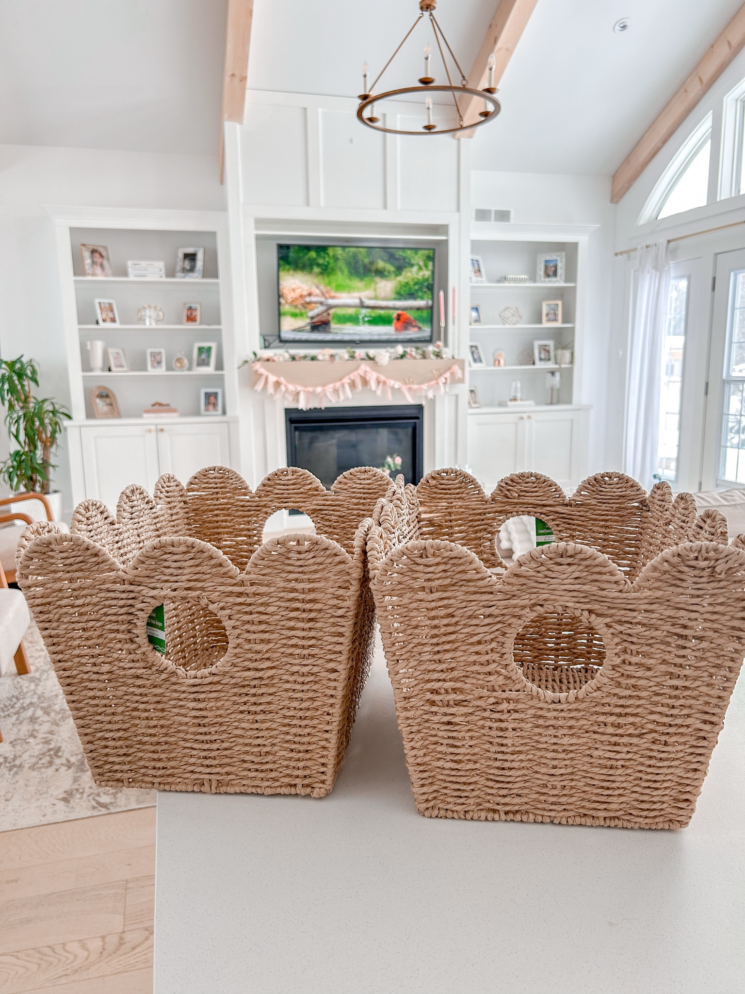 I’m obsessed with these scalloped baskets. 😍 Right now you can buy one and get one free! 

#LTKHome