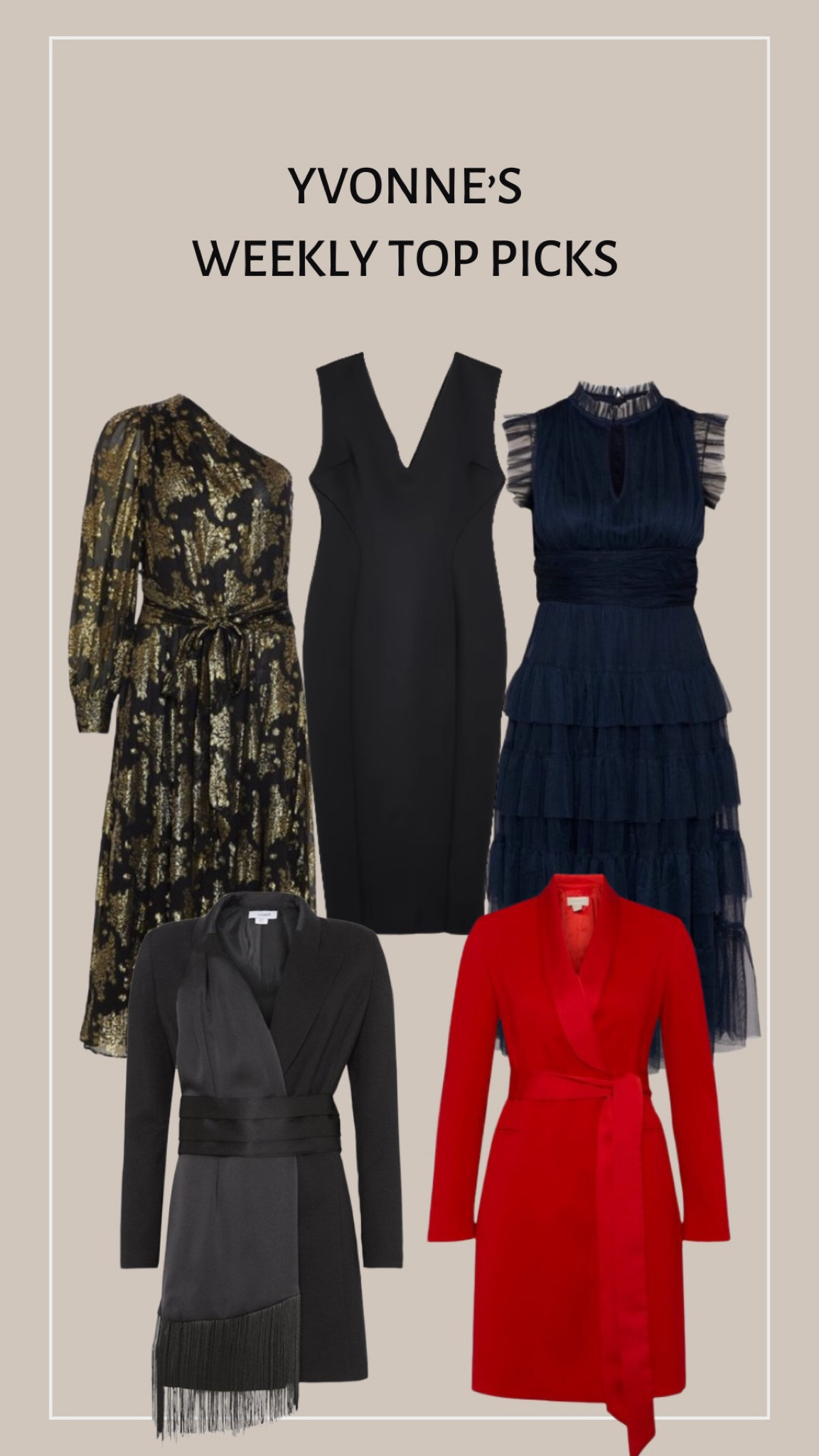 Top picks, party season , new in, autumn winter style, outfit inspiration, black midi dress, metallic dress, blazer dress, tuxedo dress, midi dress, tulle tiered dress, Coast, River Island 

#LTKstyletip #LTKSeasonal #LTKCyberweek