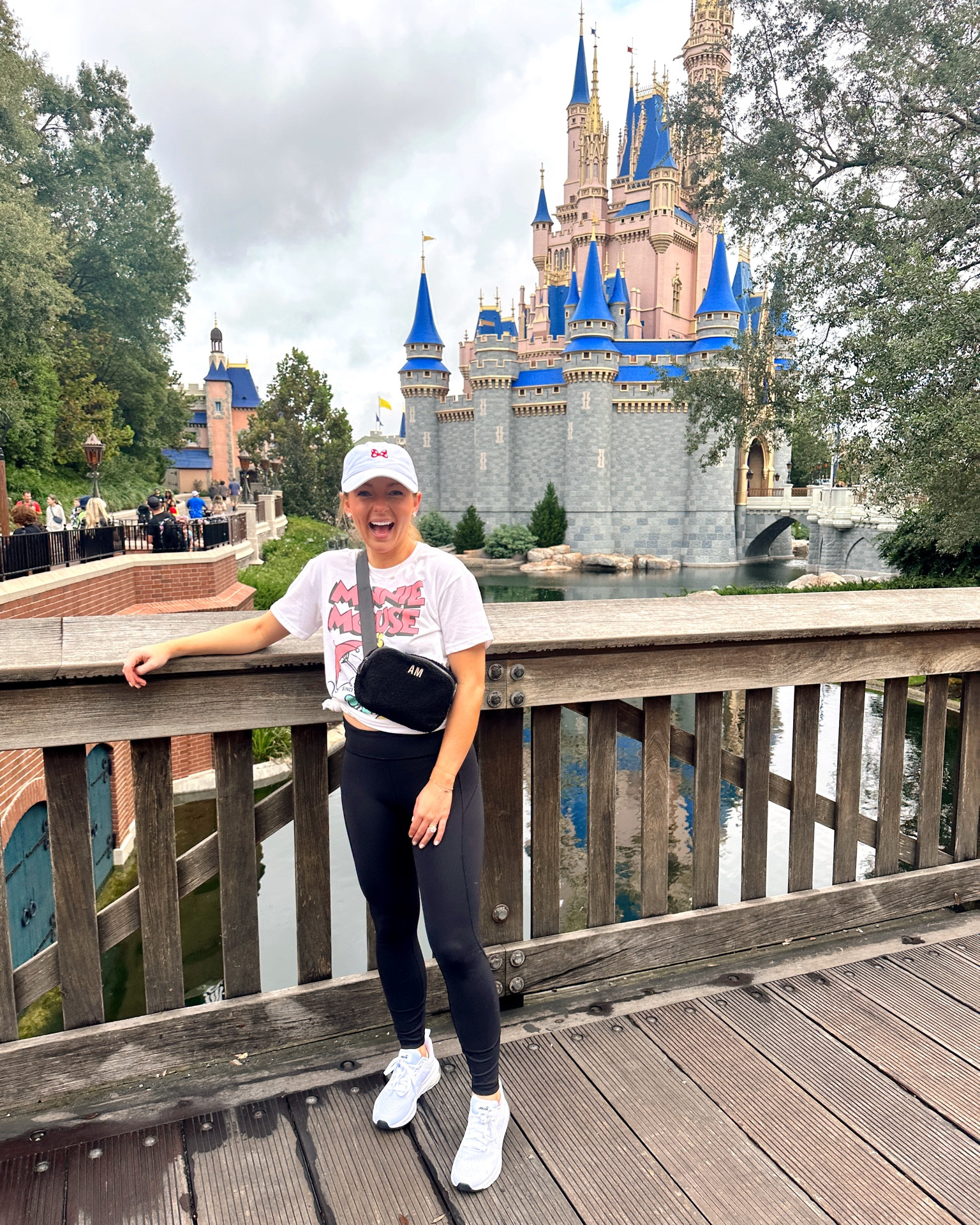 My Disney outfit! Shirt and sneakers are true to size 🤍 #Disney #atheisure #walkingsneakers 

#LTKfindsunder50 #LTKshoecrush #LTKSeasonal