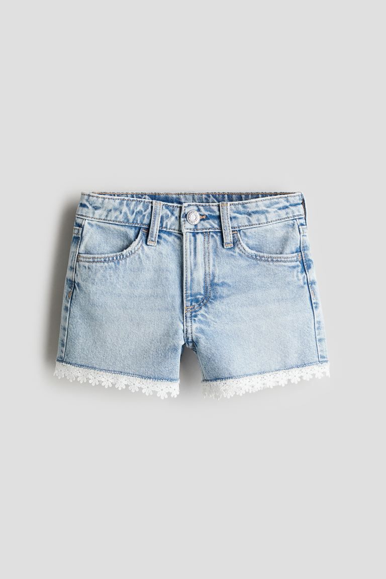 Denim Shorts - Light denim blue - Kids | H&M US | H&M (US + CA)