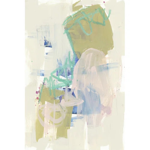 " Balancing Pastels II " by Jennifer Goldberger Painting Print | Wayfair North America