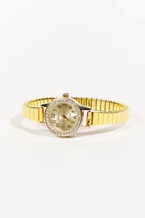 Crystal Stretch Watch in Gold | Altar'd State | Altar'd State