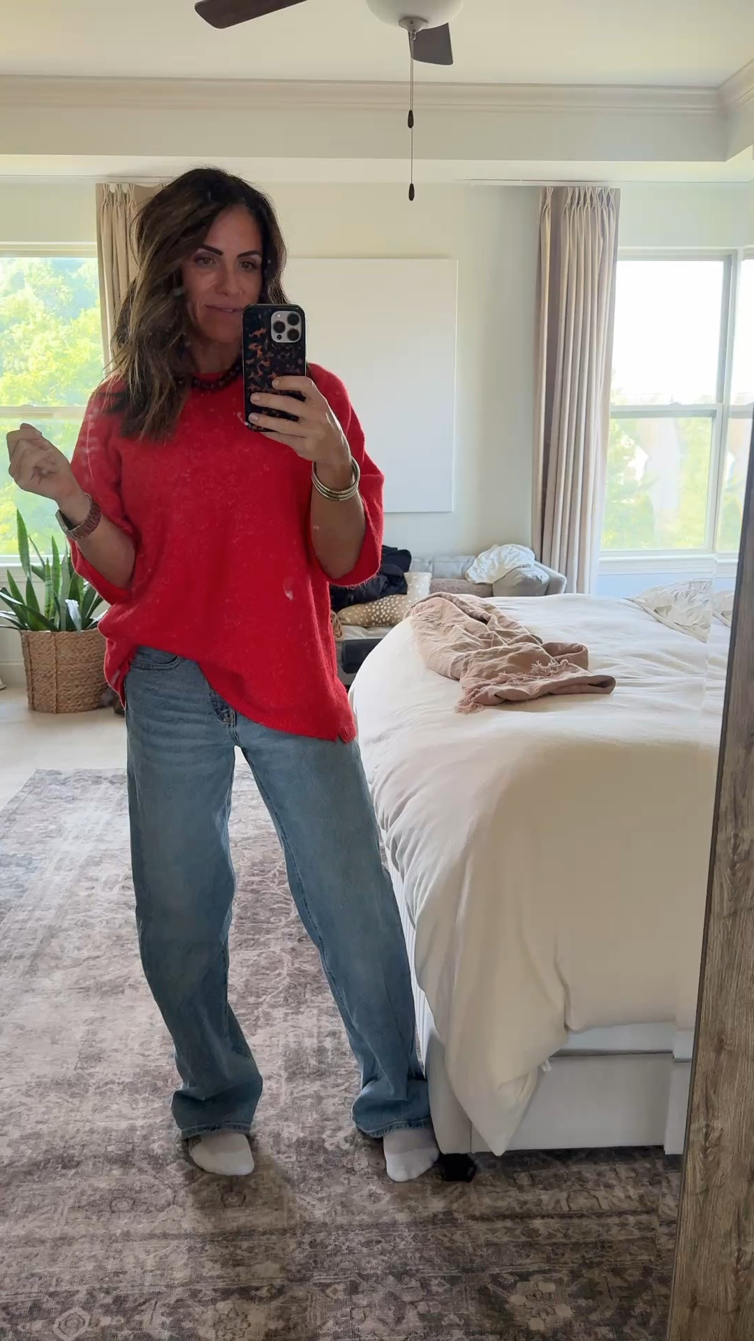 Tshirt but make it cozy. Great transition into fall piece.

#LTKootd #LTKOver40 #LTKSaleAlert