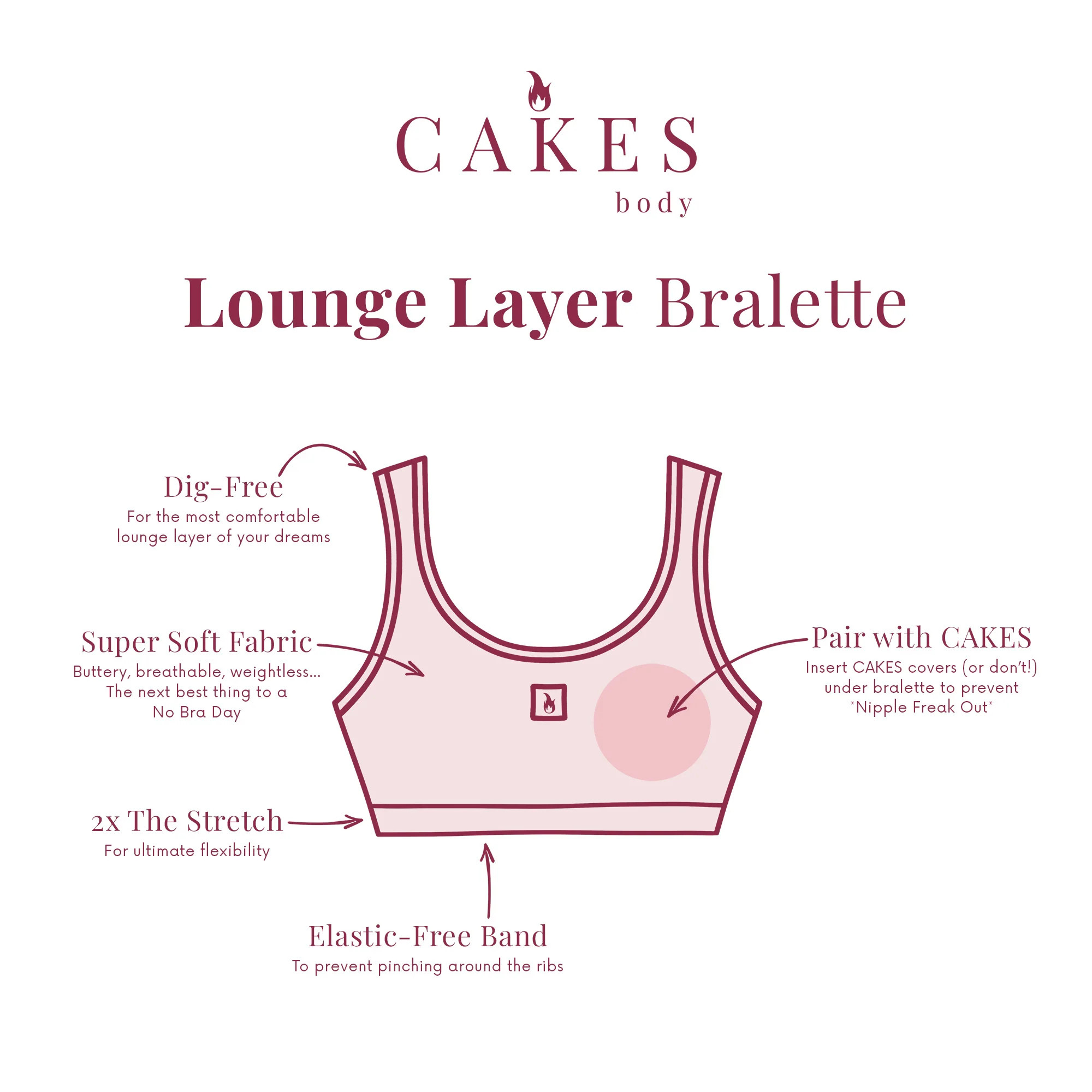 Lounge Layer Bralette | Cakes Body