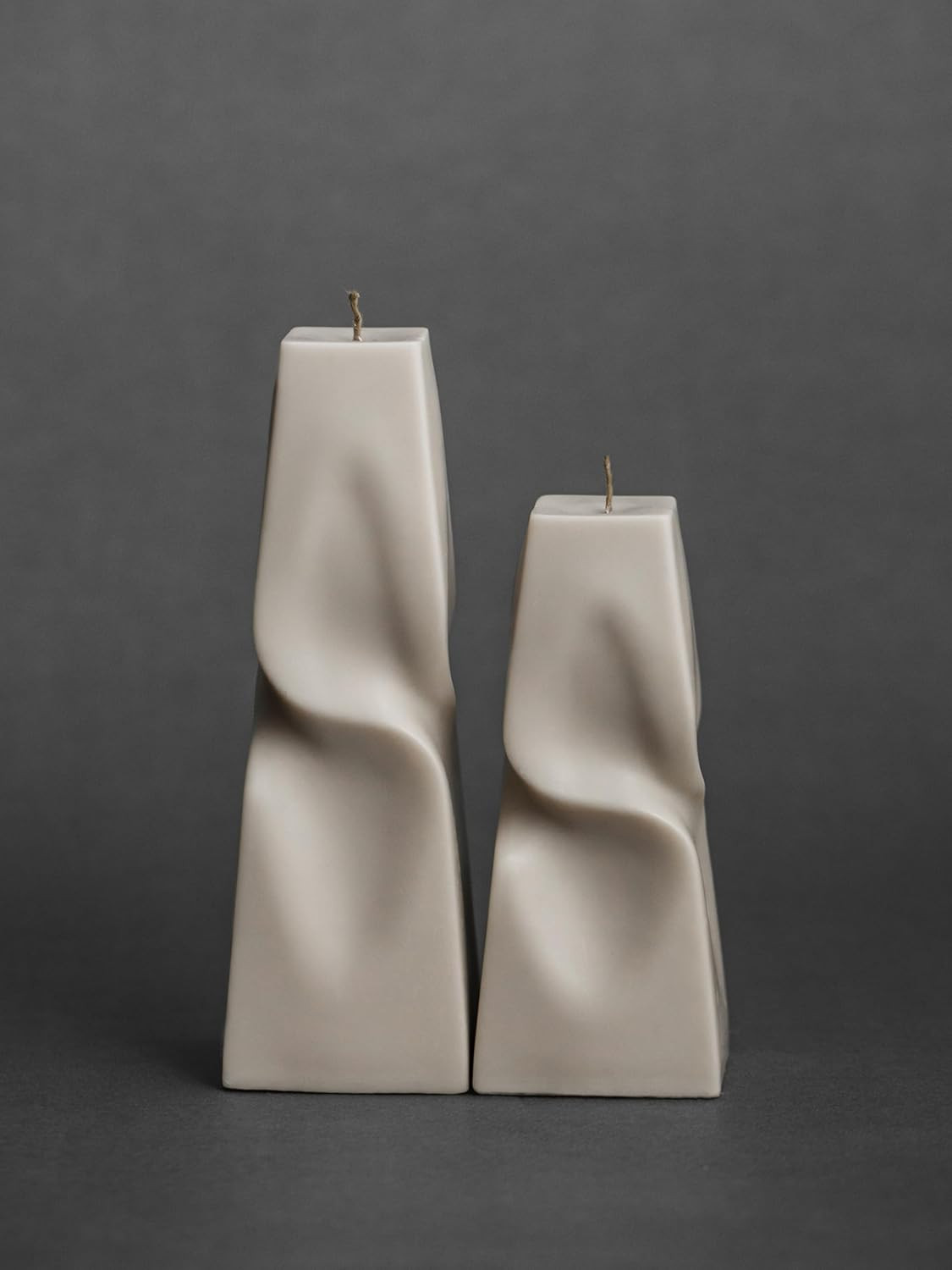 LAWA Twisted Pyramid Candle - Beautiful Handmade Pillar Soy Wax Elegant Aesthetic Candle Housewar... | Amazon (US)