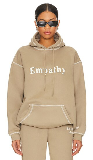Emphathy Always Hoodie in Mocha | Revolve Clothing (Global)