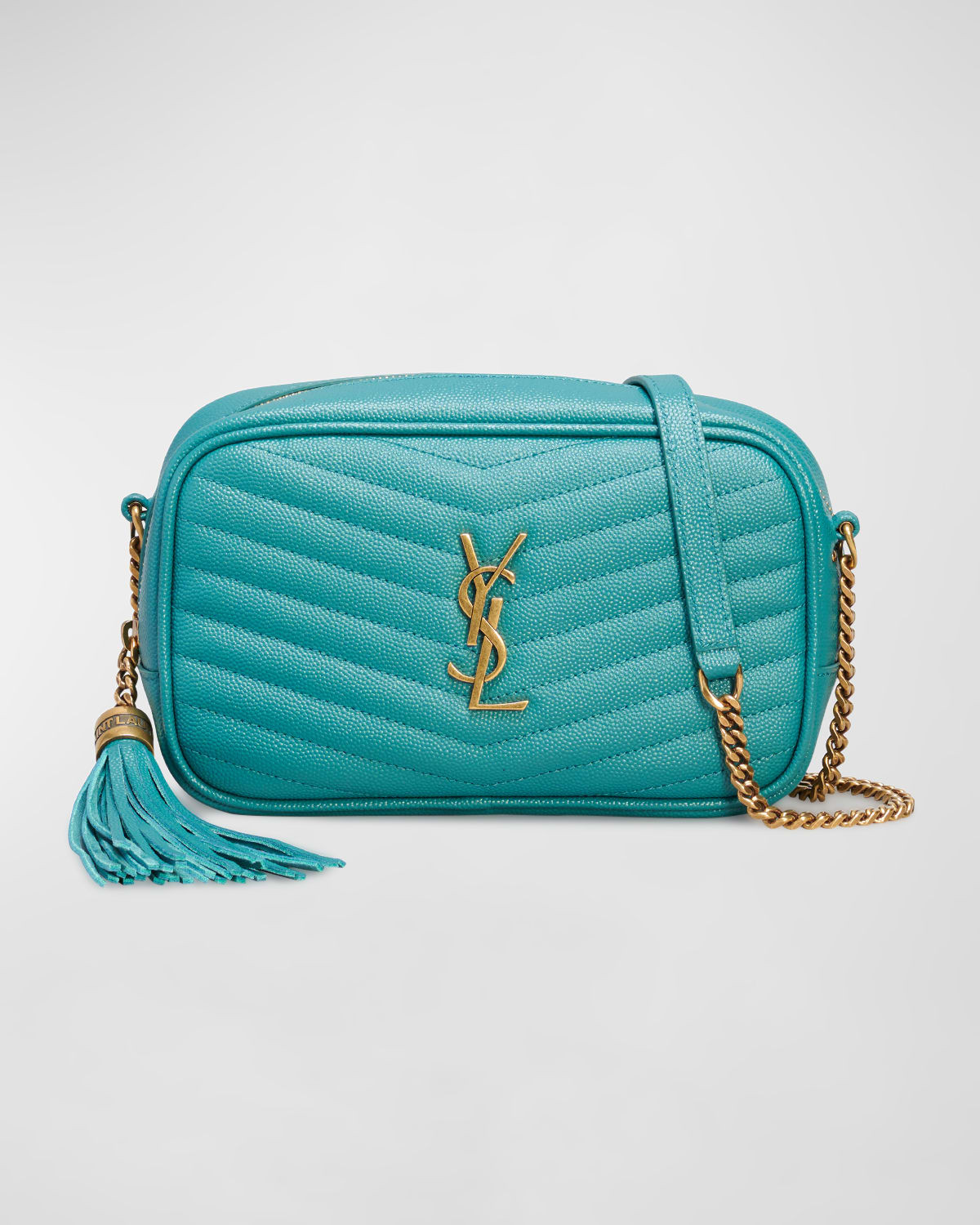 Lou Mini Monogram YSL Quilt Calf Camera Bag | Neiman Marcus