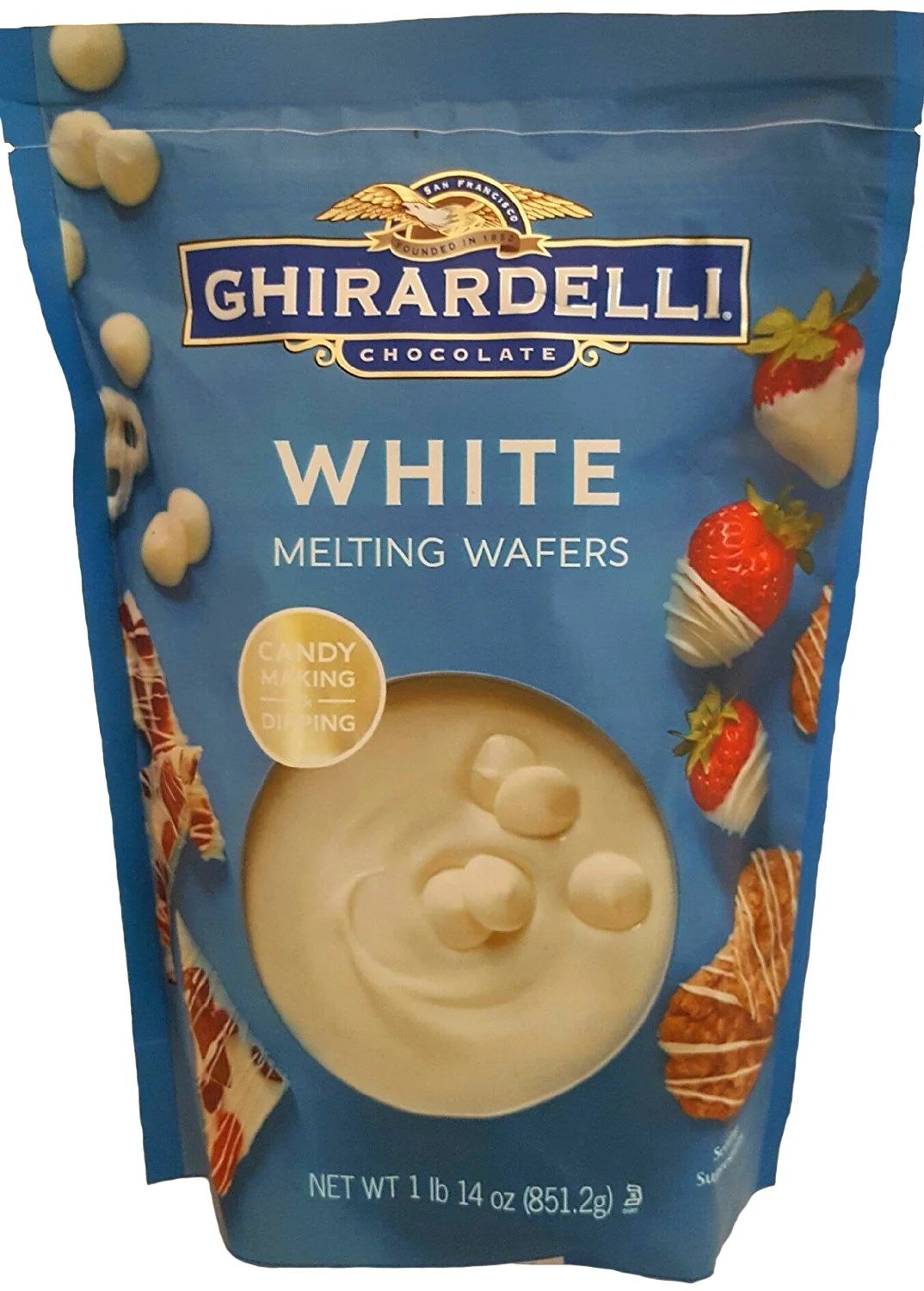 Ghirardelli Chocolate Melting Wafers, 30 Ounce Bag (White Chocolate) | Walmart (US)