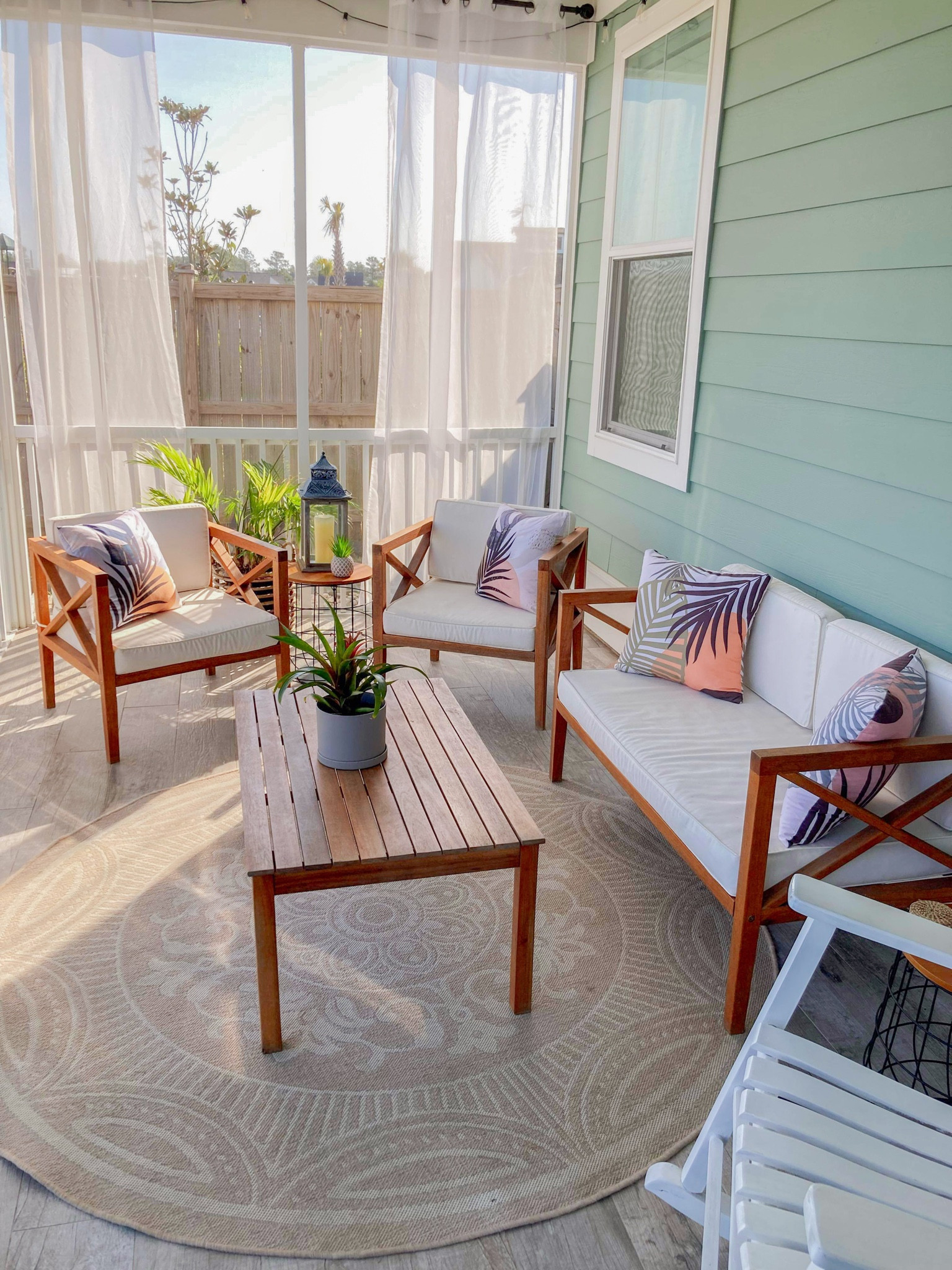 Now that the summer is winding down, I will be able to sit out here more often and read! This is my favorite spot in the house to sit and relax.

#LTKStyleTip #LTKHome #LTKSeasonal