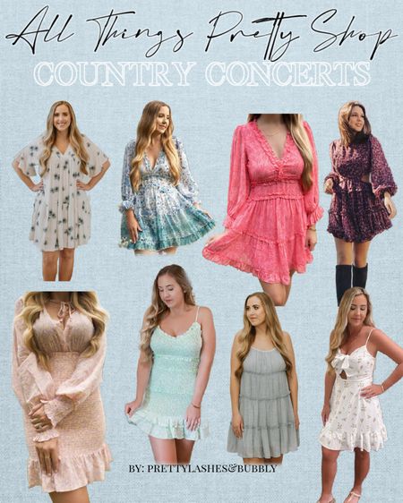 Check out these summer dresses for your upcoming country concerts! These are also perfect for brunch, baby showers and bridal parties.

#LTKStyleTip #LTKFindsUnder100 #LTKParties