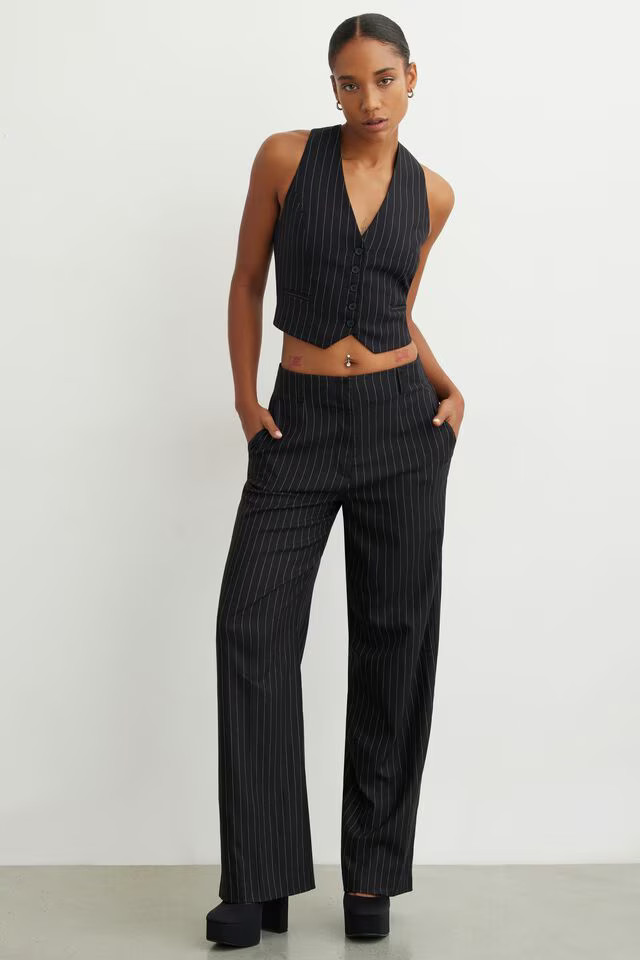 Yasmin Clean Straight Pants | Dynamite Clothing